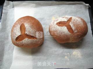 红糖核桃堡——面包房爆款搬回家的做法步骤：19