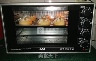 豆渣软欧面包（免揉素油无糖）的做法步骤：17