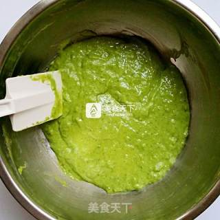 木糖醇菠菜戚风蛋糕的做法步骤：4
