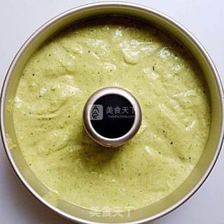 木糖醇菠菜戚风蛋糕的做法步骤：10