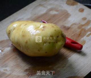 黄金土豆芝士虾球的做法步骤：3