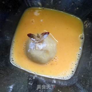 黄金土豆芝士虾球的做法步骤：12