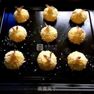 黄金土豆芝士虾球的做法步骤：14