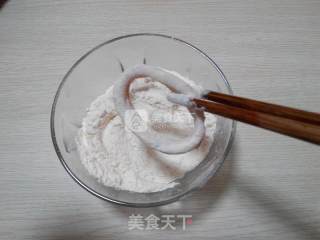 无油版鱿鱼圈的做法步骤：3