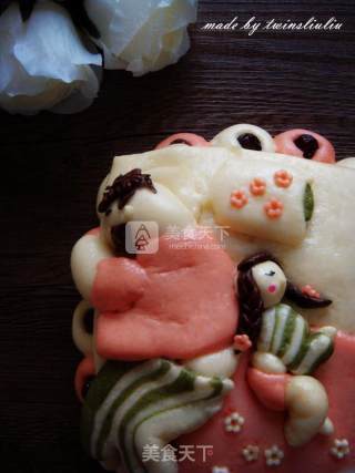 中式蛋糕花样面食致父亲节的做法步骤：24