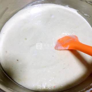 香蕉椰丝蛋糕（低糖低油）的做法步骤：12