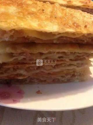 自制夹肉饼的做法步骤：7