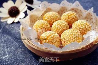 南瓜小麻球的做法步骤：14