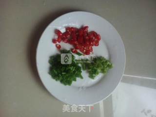 肉末烧毛豆的做法步骤：2