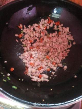 肉末烧毛豆的做法步骤：5