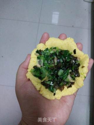 小油菜海米团子的做法步骤：8