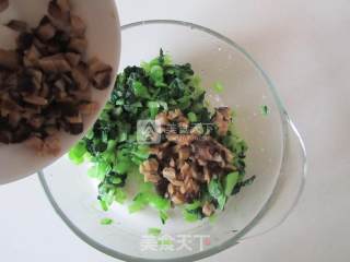 青菜香菇包的做法步骤：7
