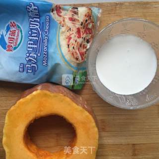 芝士焗南瓜的做法步骤：1