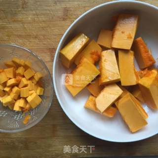 芝士焗南瓜的做法步骤：2