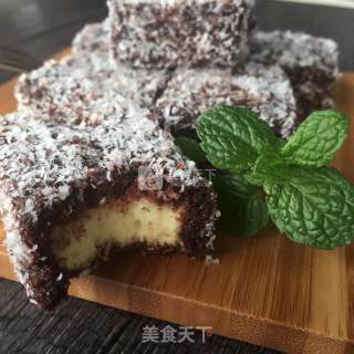 Lamington莱明顿蛋糕的做法步骤：21