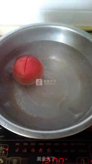 番茄烩烙饼的做法步骤：6