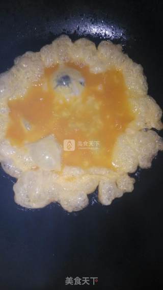 清香丝瓜炒蛋的做法步骤：6