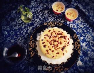 无油玉米酸奶蛋糕~粗粮细吃~加了红枣干葡萄干的松软蛋糕的做法步骤：16