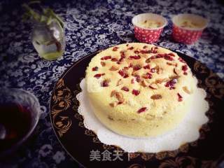 无油玉米酸奶蛋糕~粗粮细吃~加了红枣干葡萄干的松软蛋糕的做法步骤：17