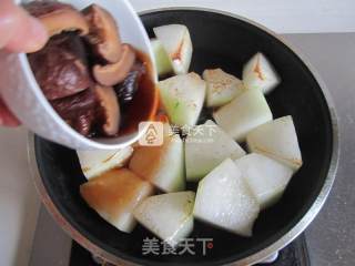 冬瓜烧花菇的做法步骤：3