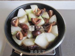 冬瓜烧花菇的做法步骤：4