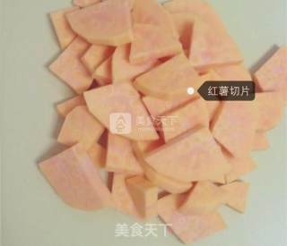 婴儿宝宝辅食——红薯泥米糊的做法步骤：2