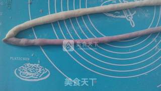 花样馒头之——棒棒糖紫薯馒头的做法步骤：5