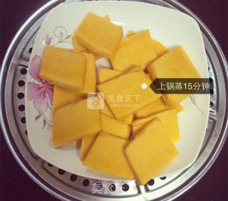 婴儿宝宝辅食——南瓜泥米糊的做法步骤：3