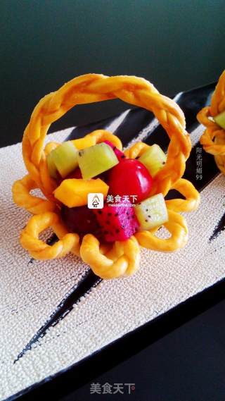 水果花篮面包的做法步骤：14