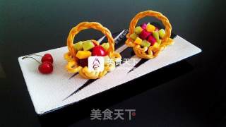 水果花篮面包的做法步骤：15