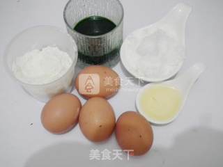 菠菜蛋糕卷的做法步骤：3