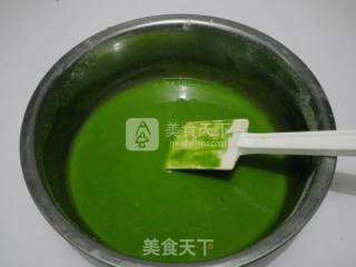 菠菜蛋糕卷的做法步骤：8