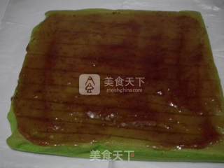 菠菜蛋糕卷的做法步骤：15