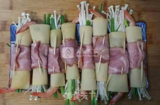 培根豆皮虾卷的做法步骤：9