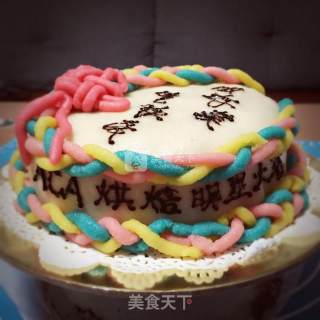 纯素杏仁膏做翻糖~简简单单做出好看又吃的翻糖蛋糕的做法步骤：22