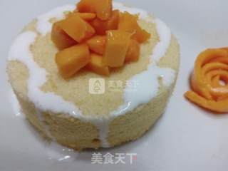 4寸戚风蛋糕的做法步骤：1