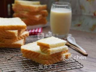 豆浆土司的做法步骤：13