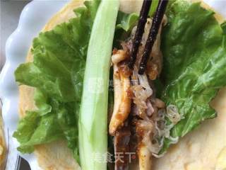 沙茶酱早餐卷饼的做法步骤：7