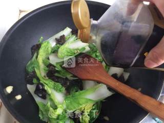 清炒小白菜的做法步骤：8