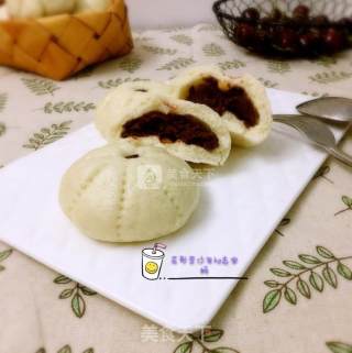 花形豆沙包的做法步骤：18