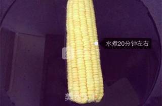 婴儿宝宝辅食——玉米泥米糊的做法步骤：1