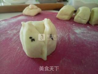 小白兔遇上刺猬之奶黄包的做法步骤：8
