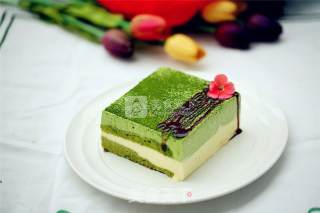 抹茶慕斯蛋糕的做法步骤：31
