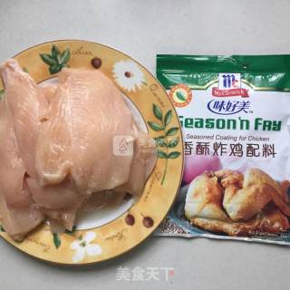 香酥鸡排的做法步骤：1
