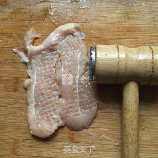 香酥鸡排的做法步骤：3