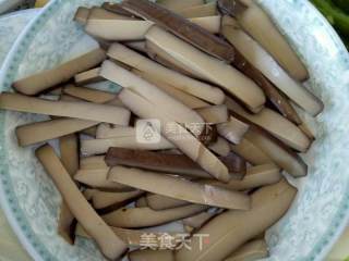 青椒油渣鸡蛋干的做法步骤：3