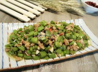 空心菜梗炒肉末的做法步骤：15