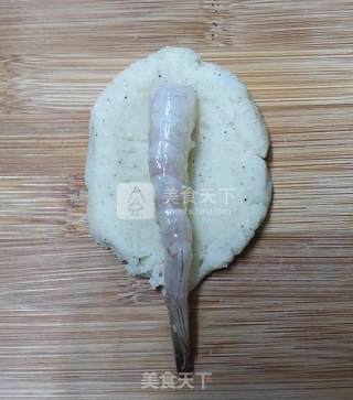 鲜虾可乐饼的做法步骤：8
