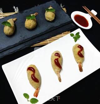 鲜虾可乐饼的做法步骤：17