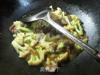 牛肉煮花菜的做法步骤：6